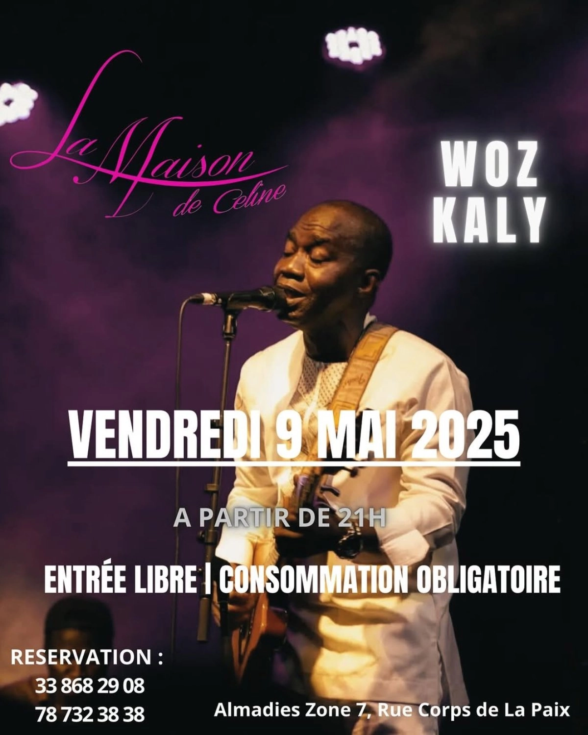 Woz Kaly en live
