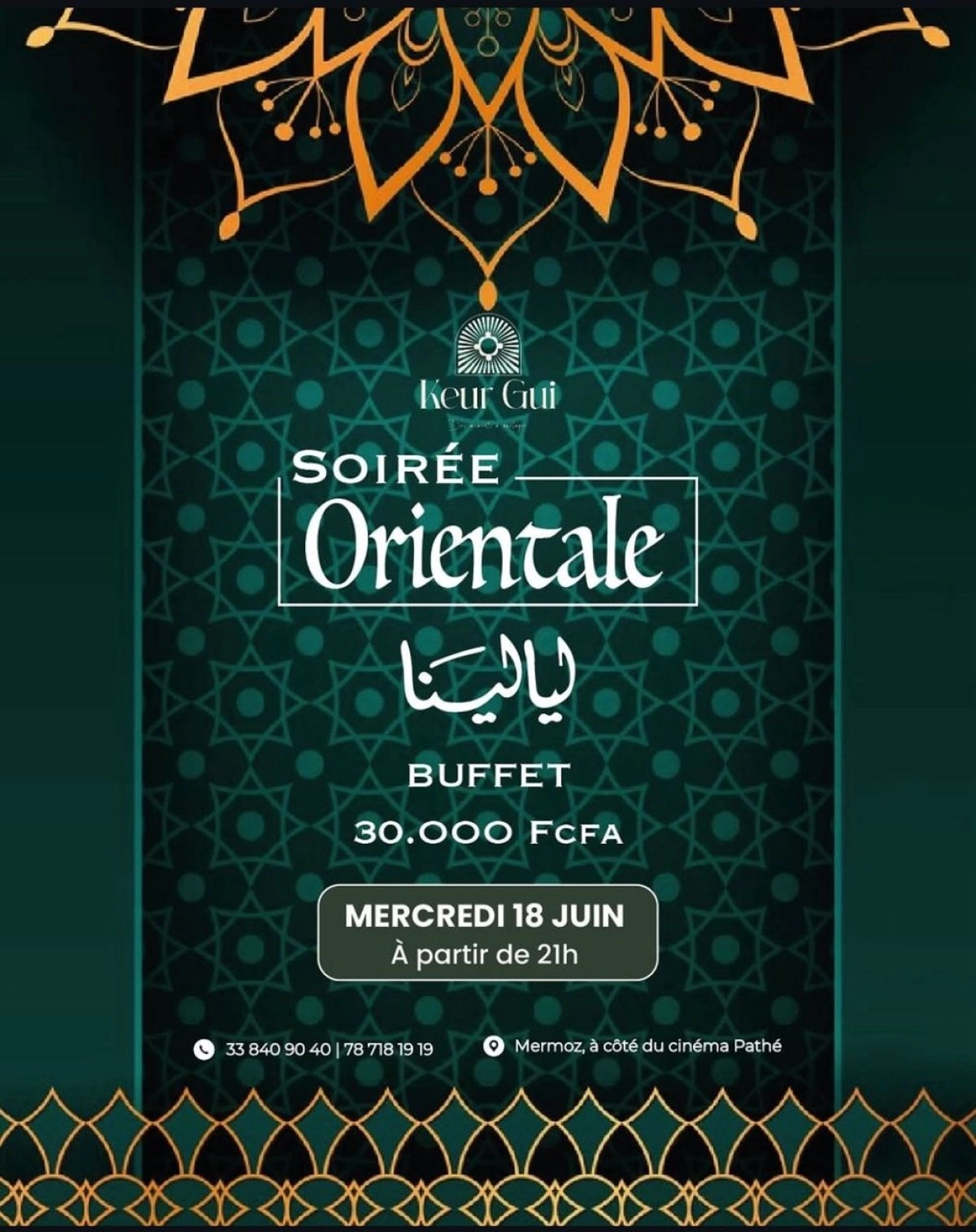 SOIRĂE ORIENTALE