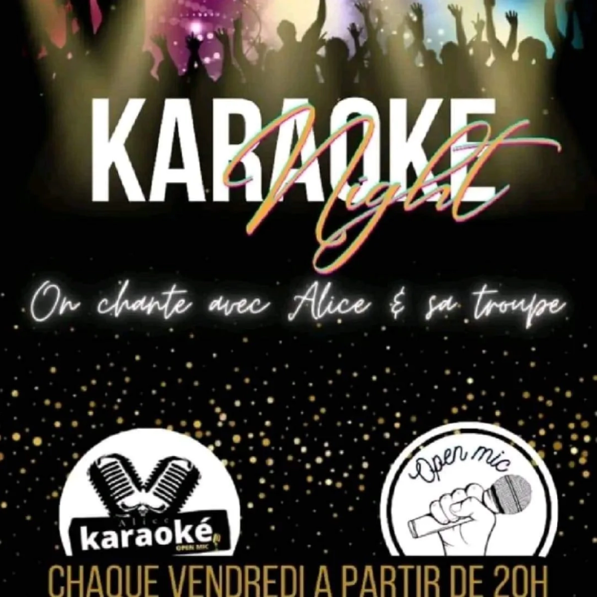 🎤✨ Karaoke Night avec Alice & sa troupe ! 🎶
