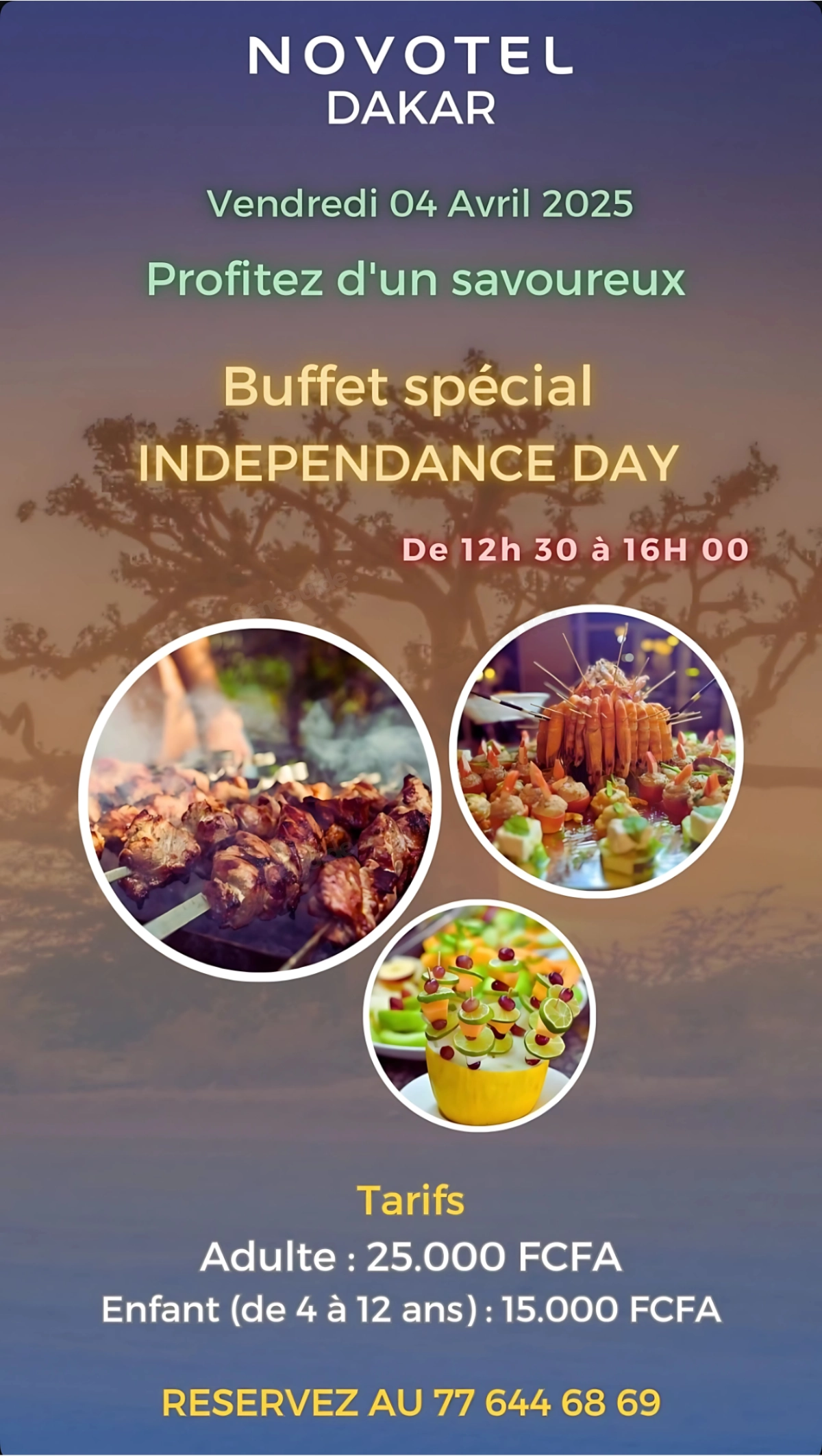 Buffet Fête de l’Indépendance