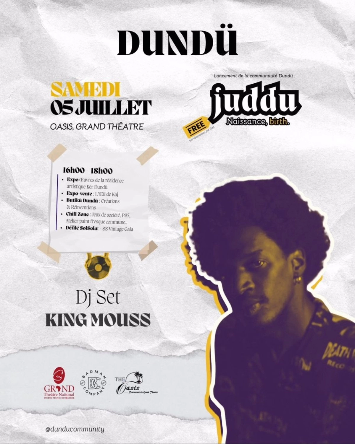 KING MOUSS aux platines