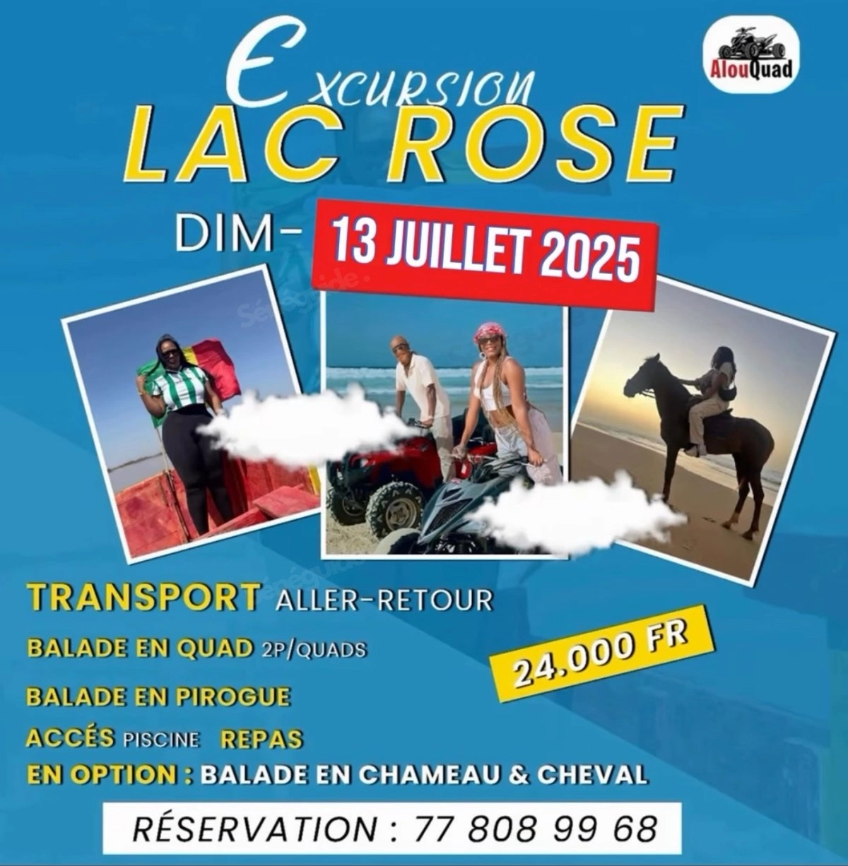 Quad & Pirogue au Lac Rose