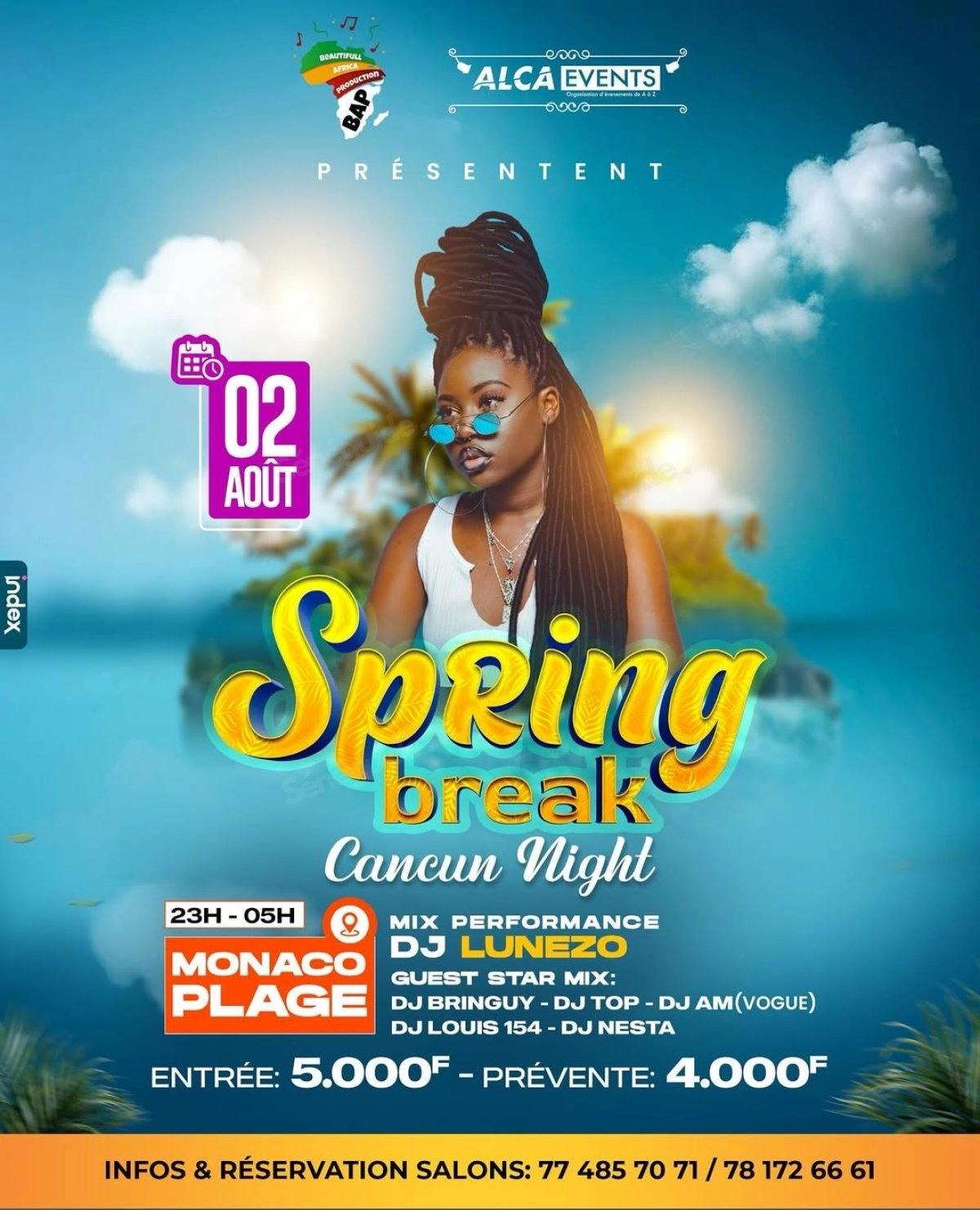 Spring Break Cancun Night