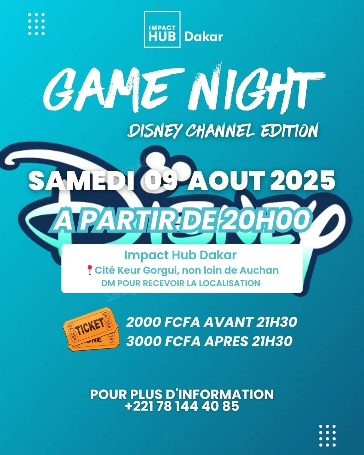 Soirée Disney Channel & Jeux