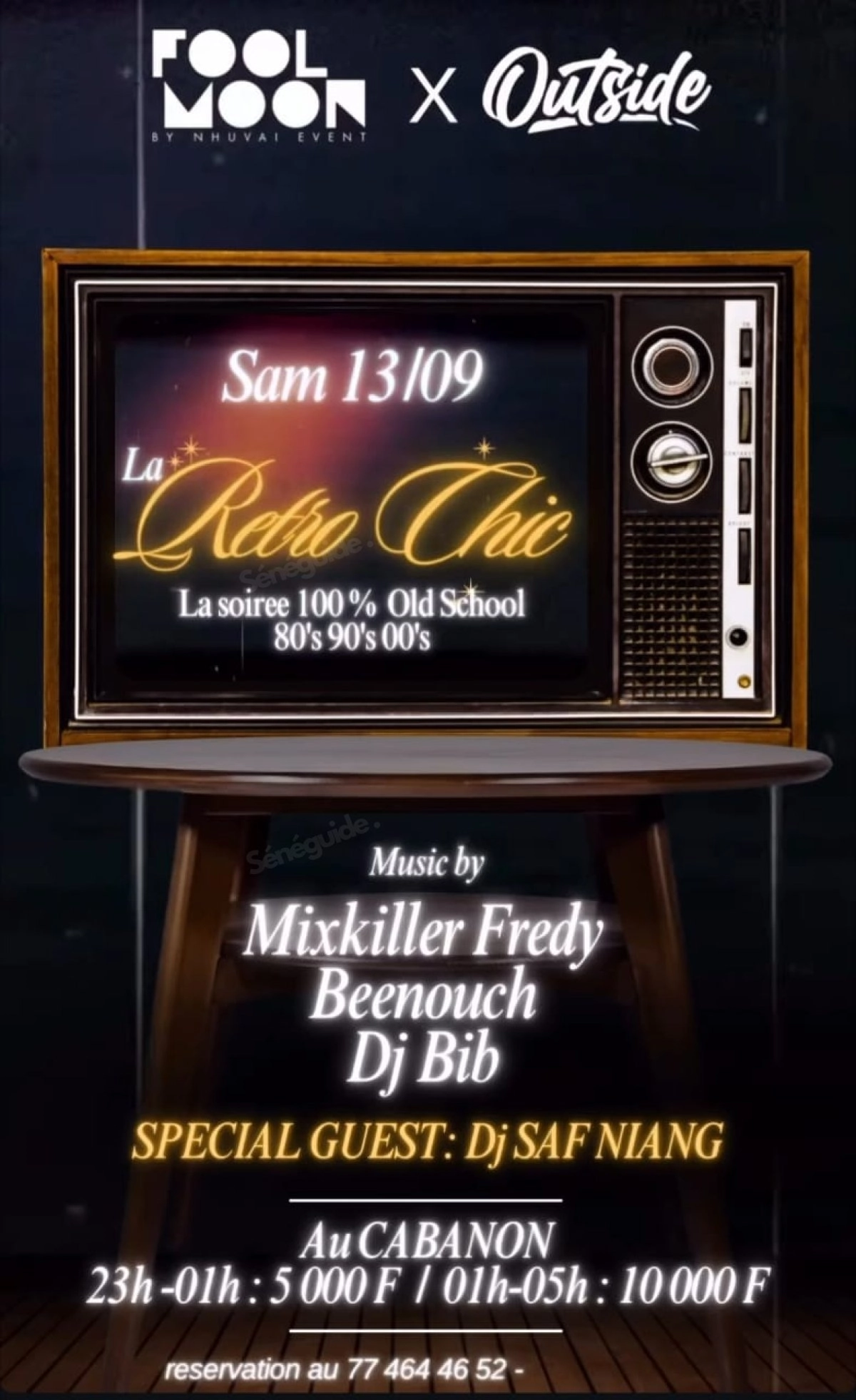 Soirée 100% Old School