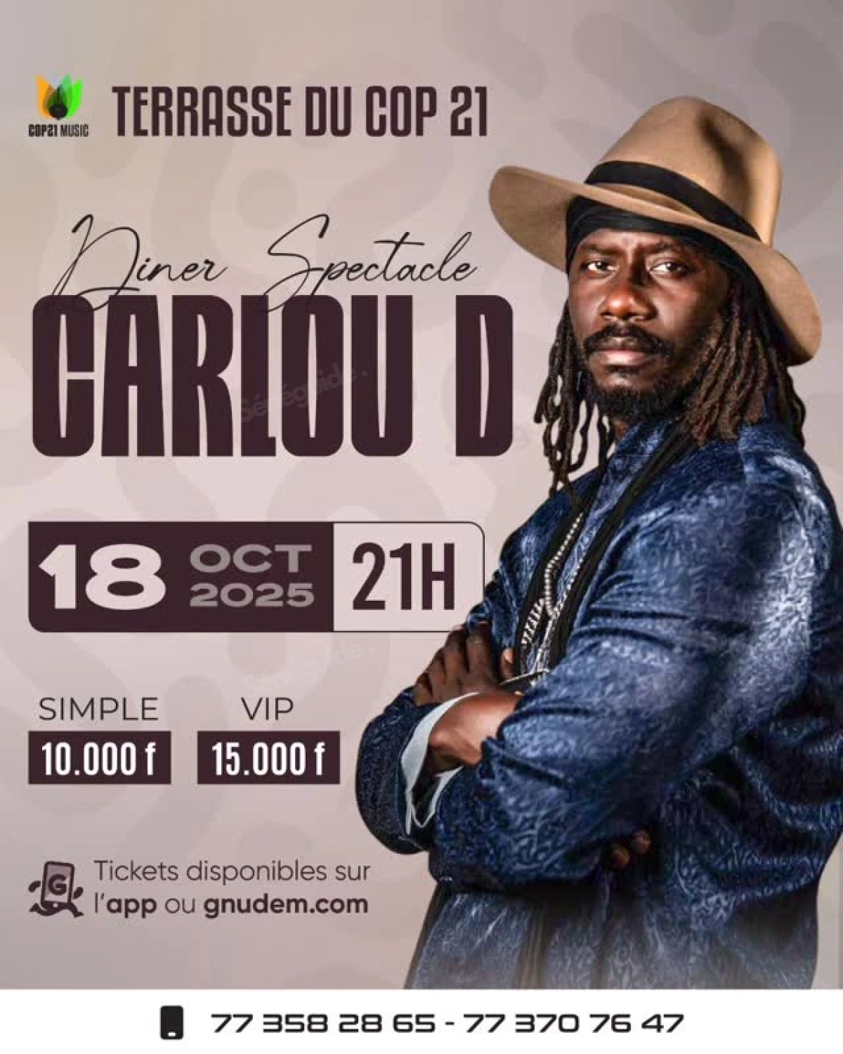 Carlou D à la Terrasse du COP 21