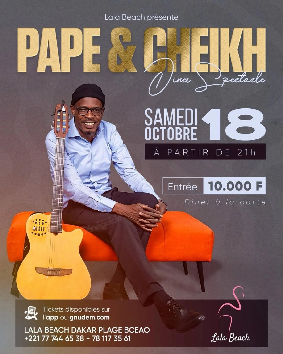 Pape & Cheikh au Lala Beach