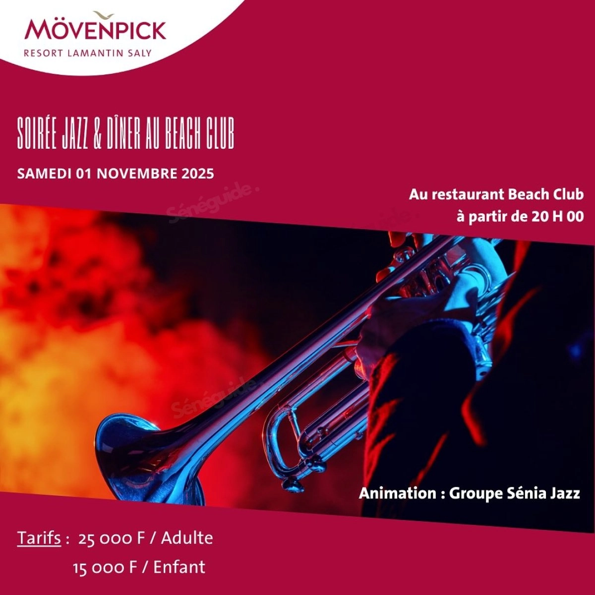 Jazz & Dîner au Beach