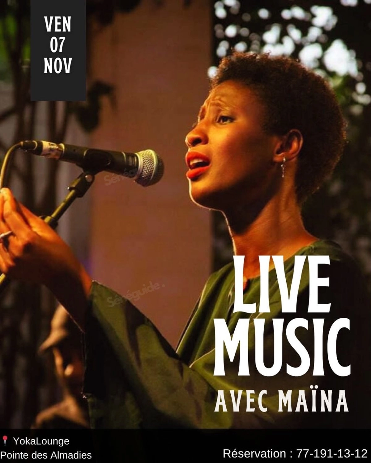 Maïna en concert live