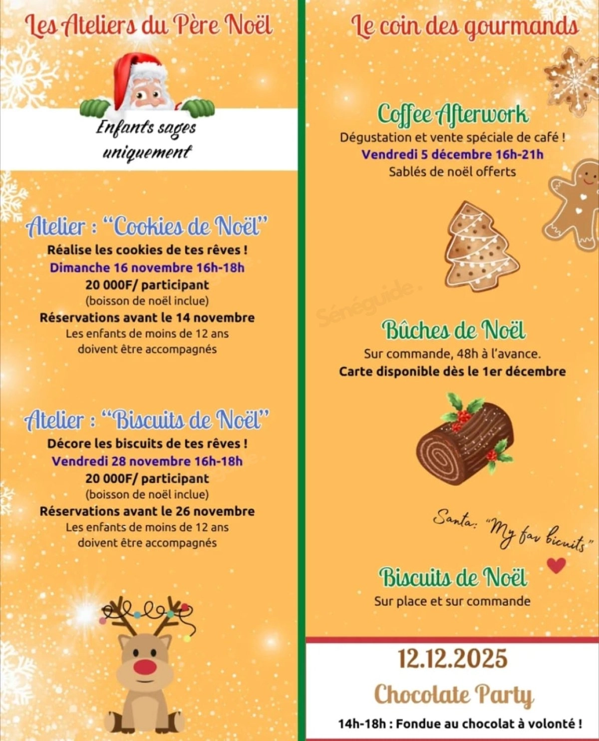 LE PROGRAMME des FESTIVITÉS