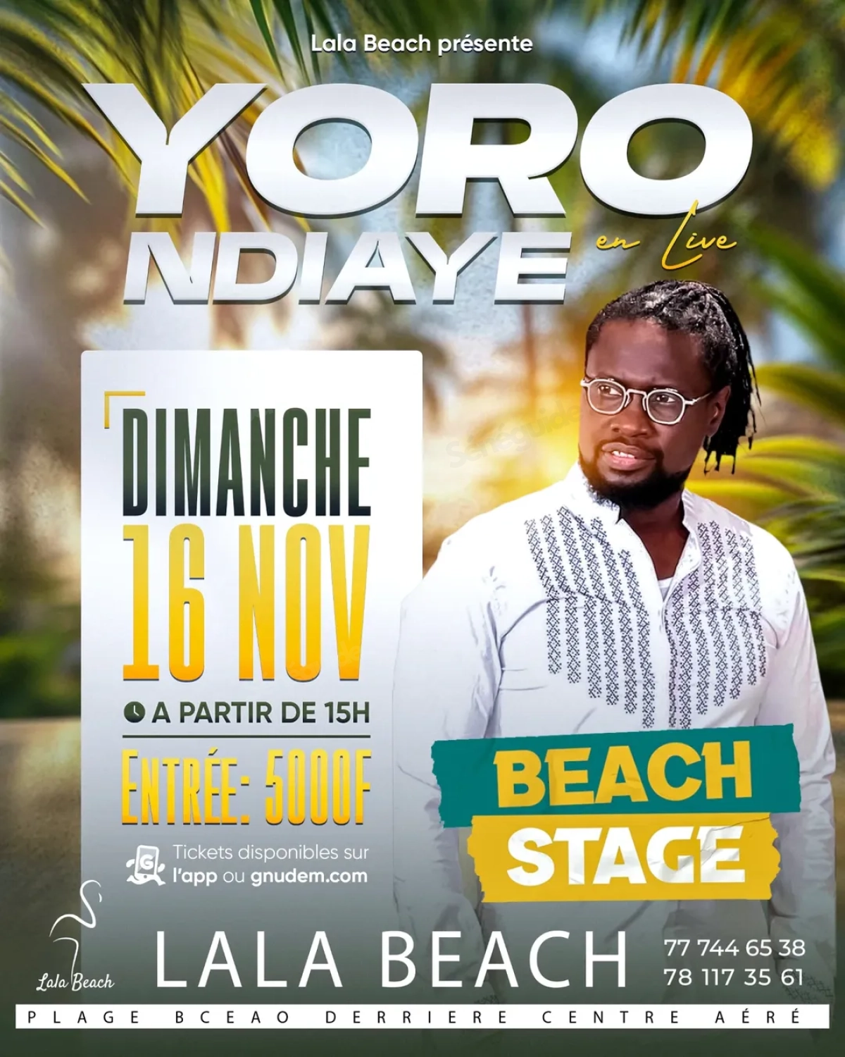 Yoro Ndiaye en live