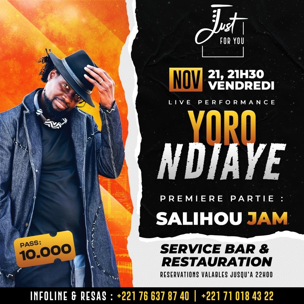 Yoro Ndiaye en Live