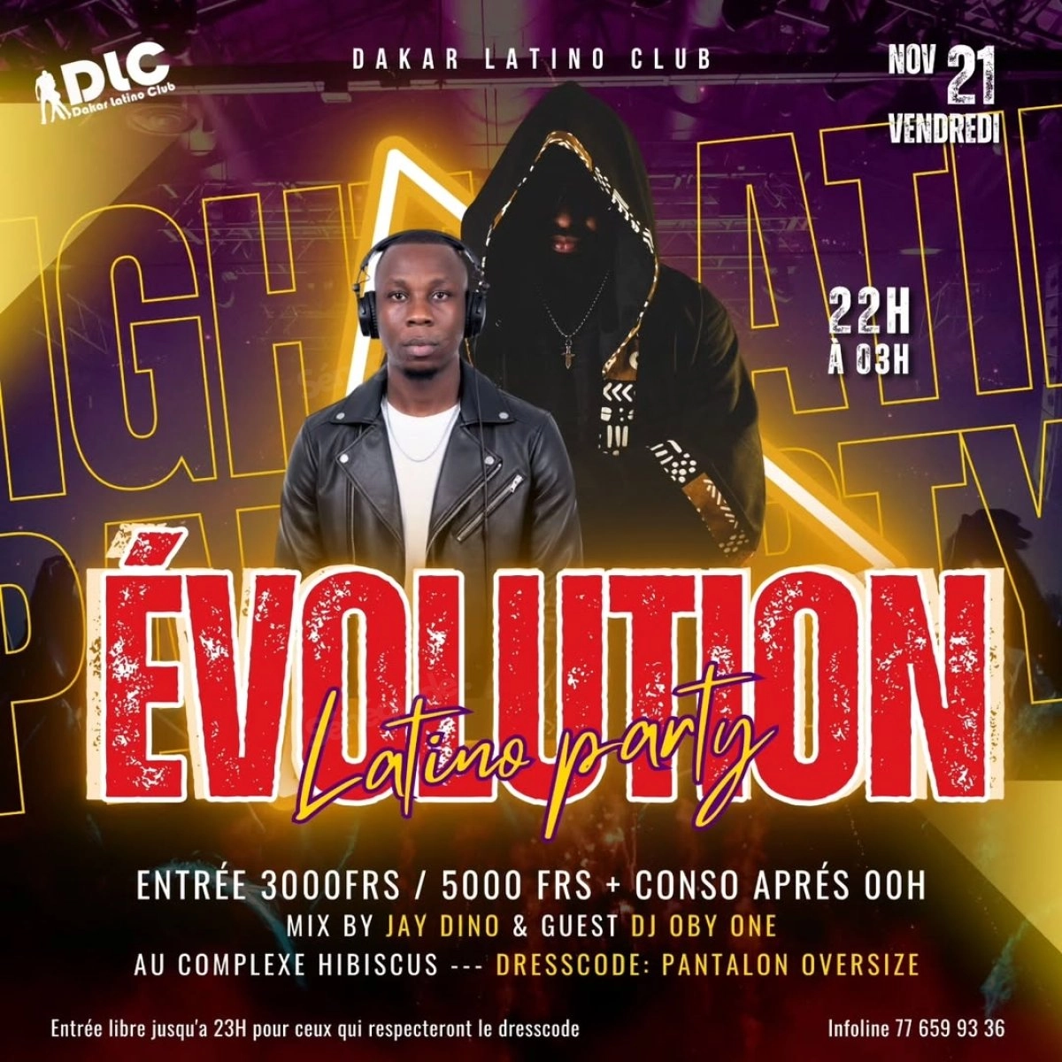 ÉVOLUTION Latino Party