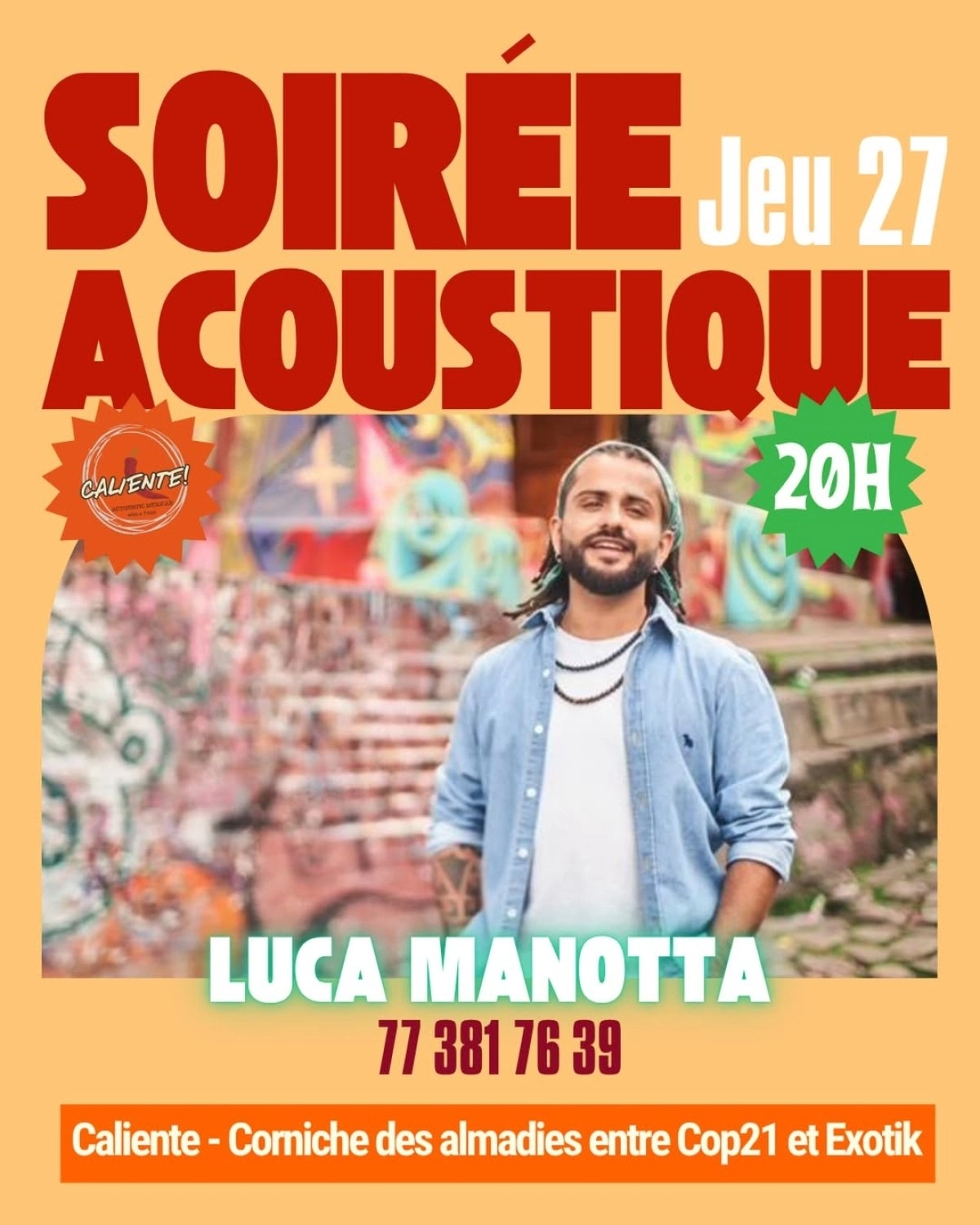 Soirée Acoustique avec Luca Manotta