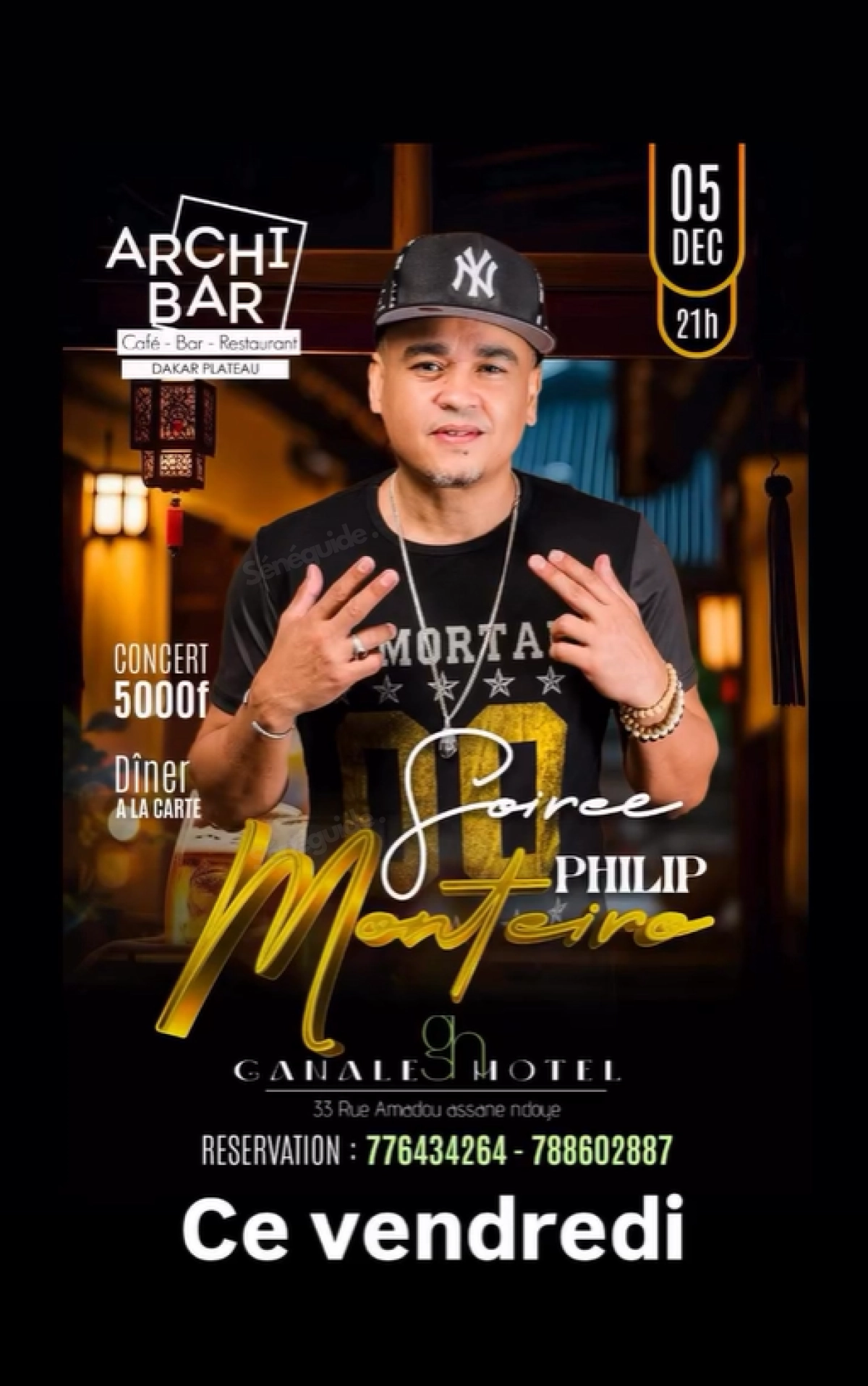 Soirée Philip Monteiro en Concert