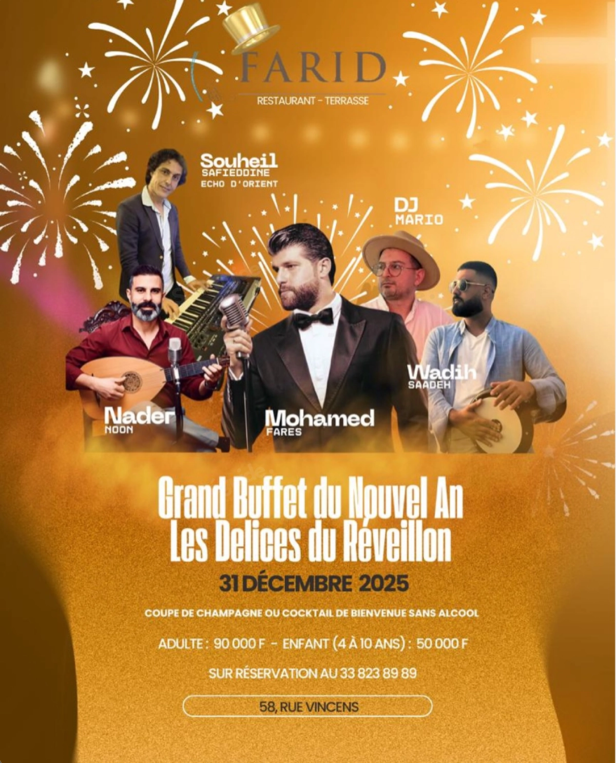 Buffet de la Saint-Sylvestre