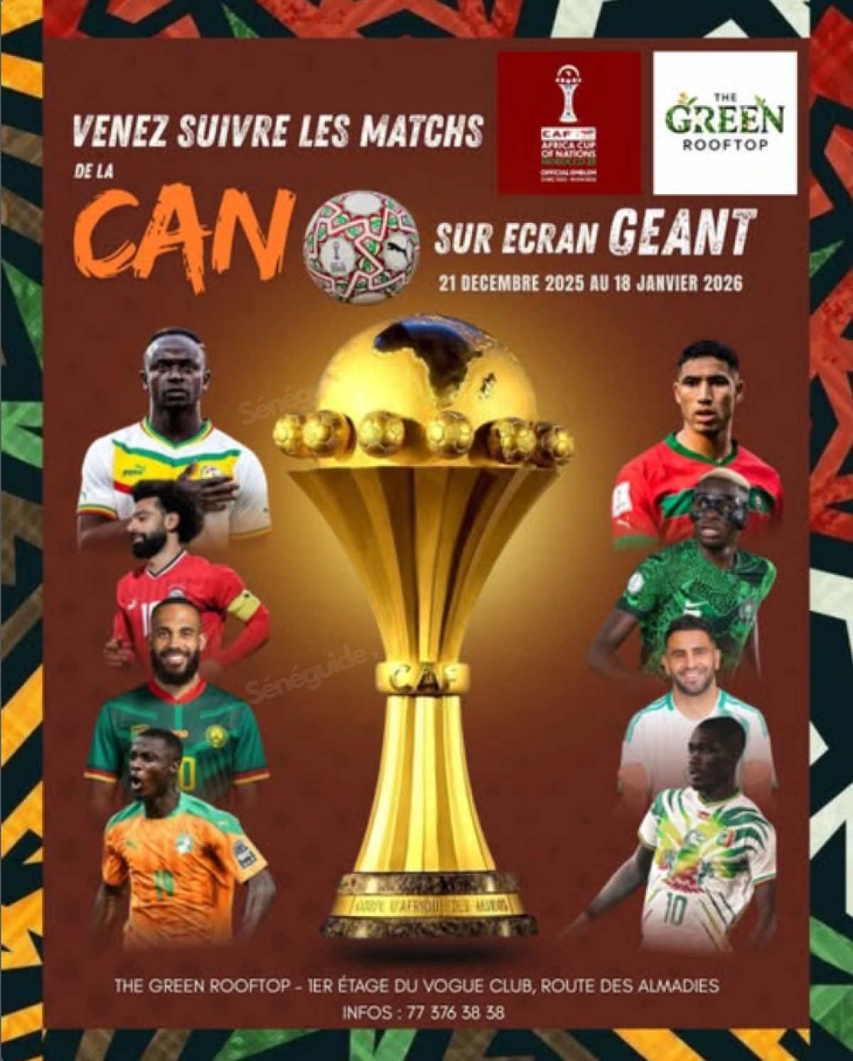 CAN 2025 Sur Écran Géant