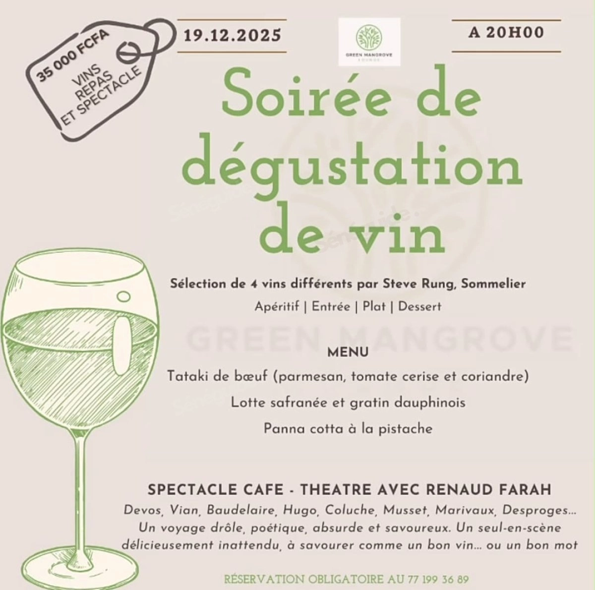 Soirée Dégustation de Vin et Café-Théâtre