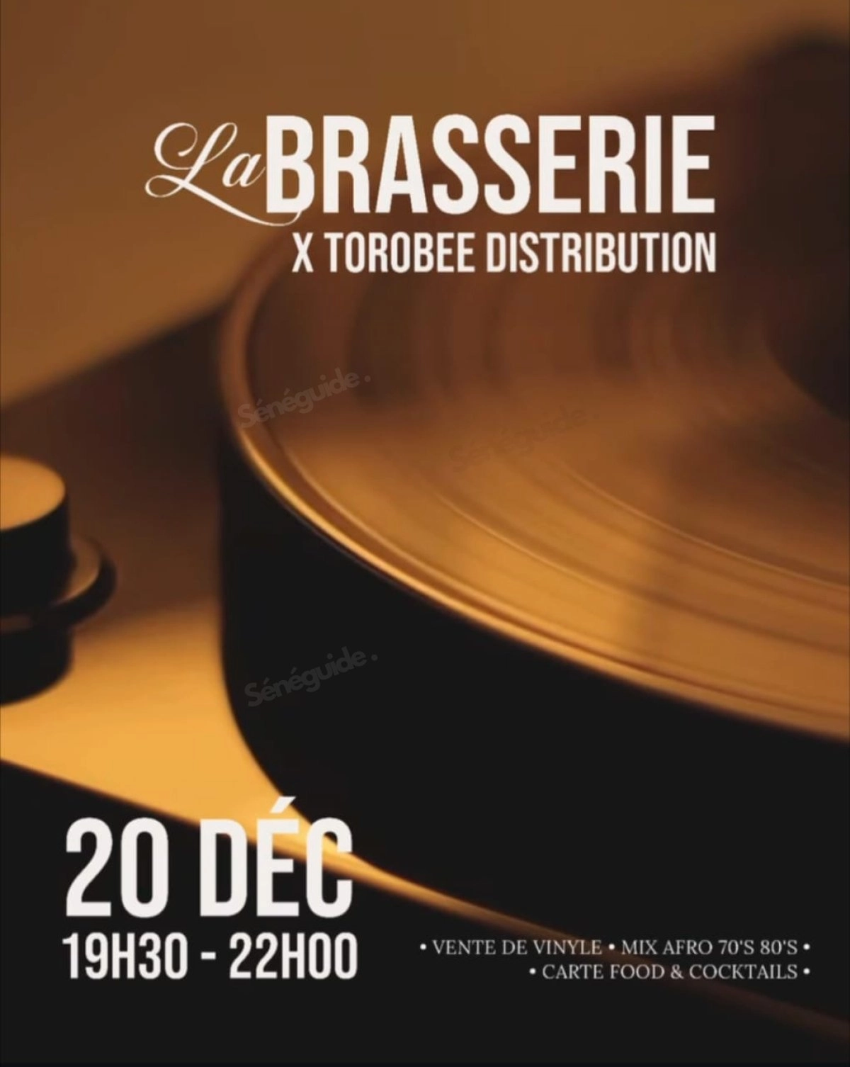 Vente de Vinyles & DJ Set Afro 70's 80's