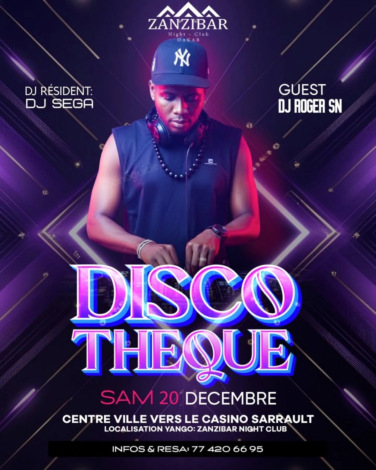 Soirée "Discotheque" au Zanzibar