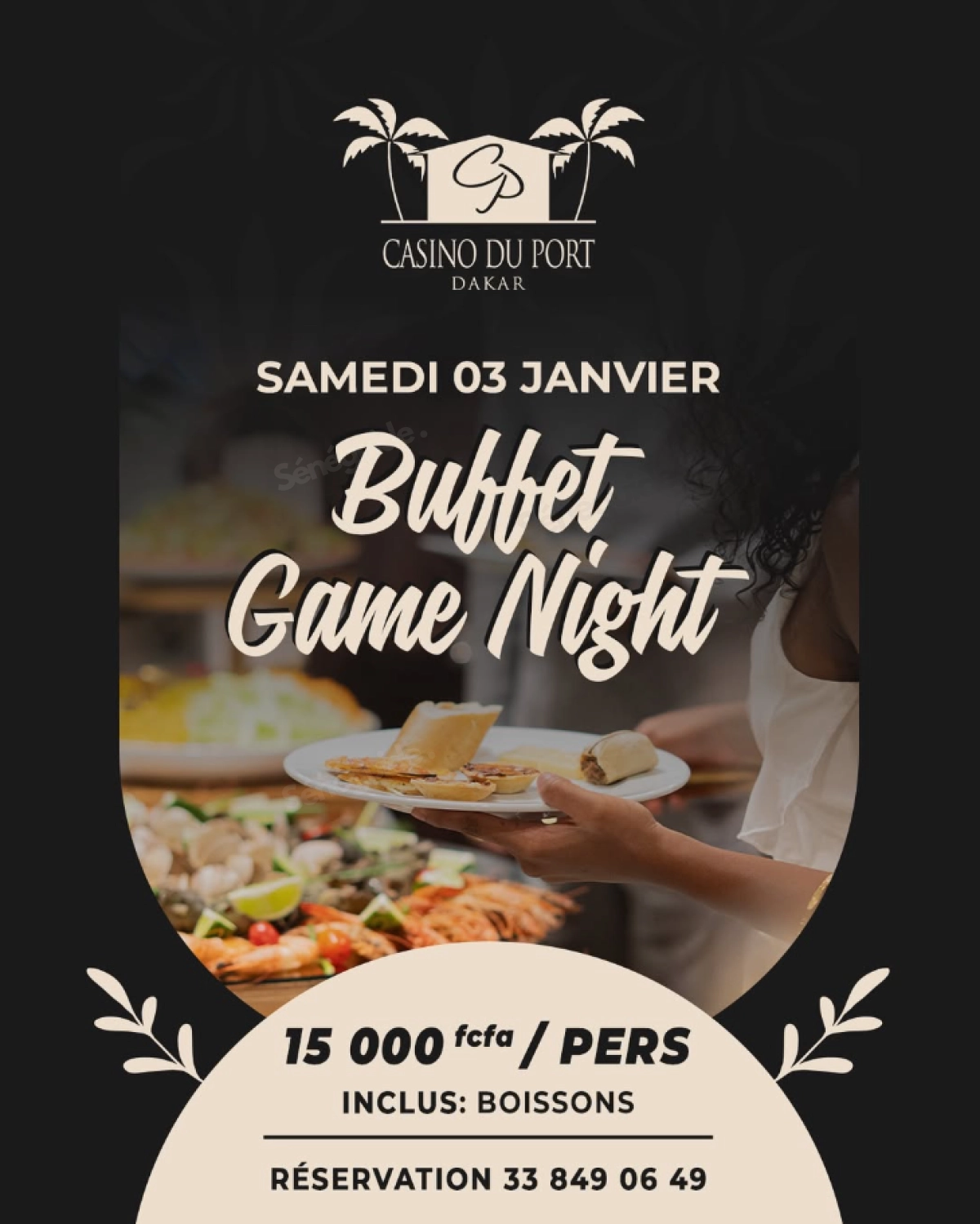 Buffet Game Night – Casino du Port