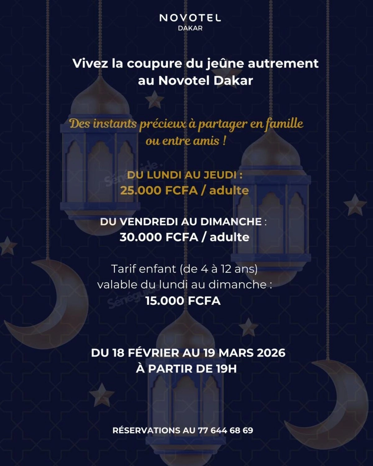 Iftar Ramadan au Novotel