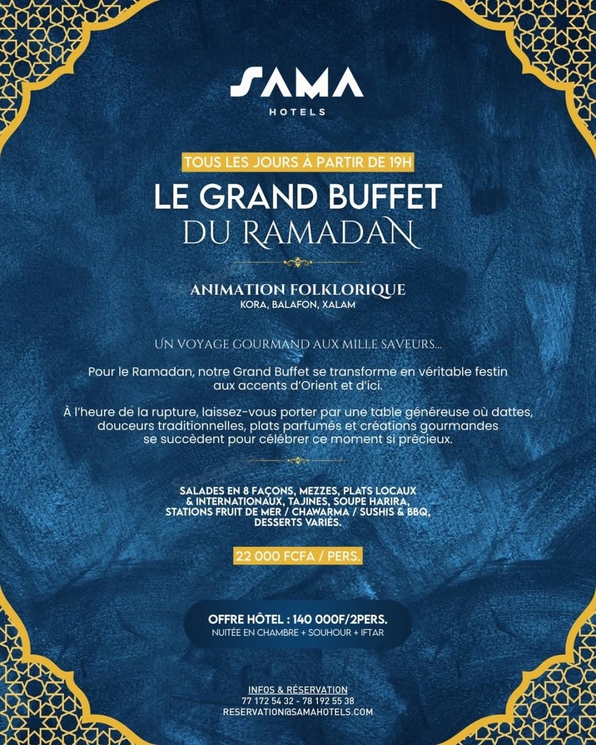 Buffet au Sama Hotels