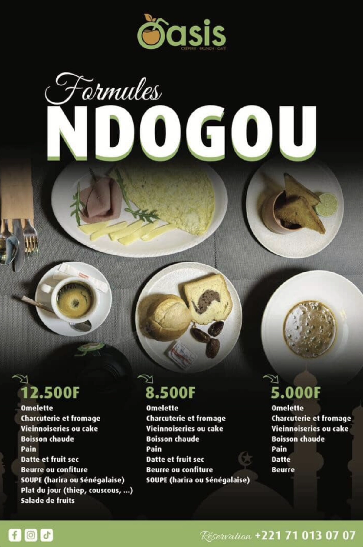 Iftar au Oasis restaurant