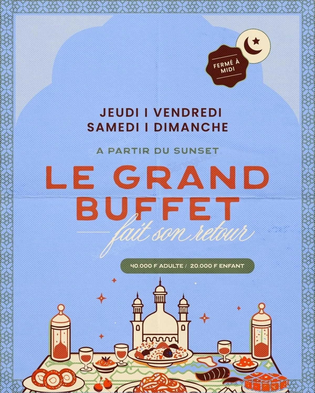 Grand Buffet au Diotay