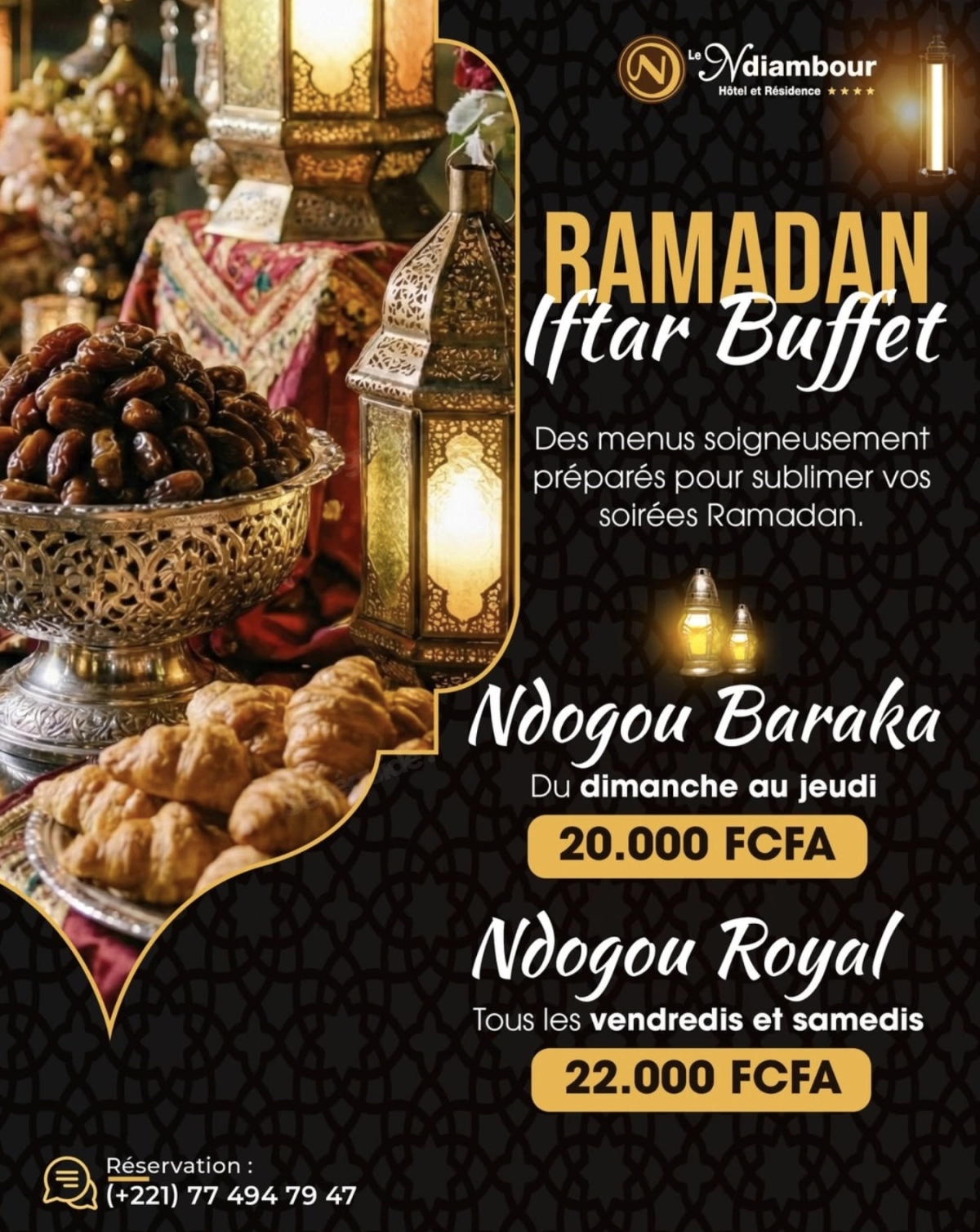 Ftour au Ndiambour Hôtel