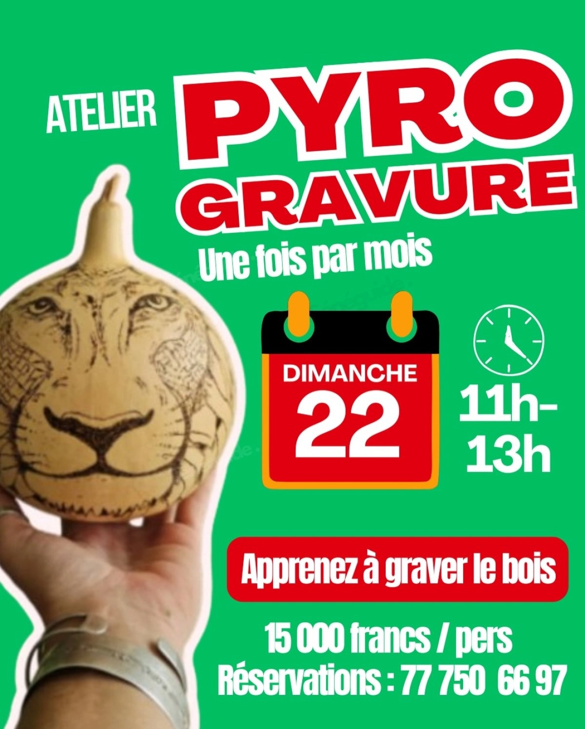 Pyrogravure au Caliente