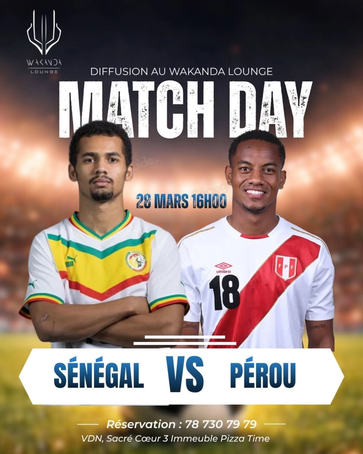 Sénégal vs Pérou