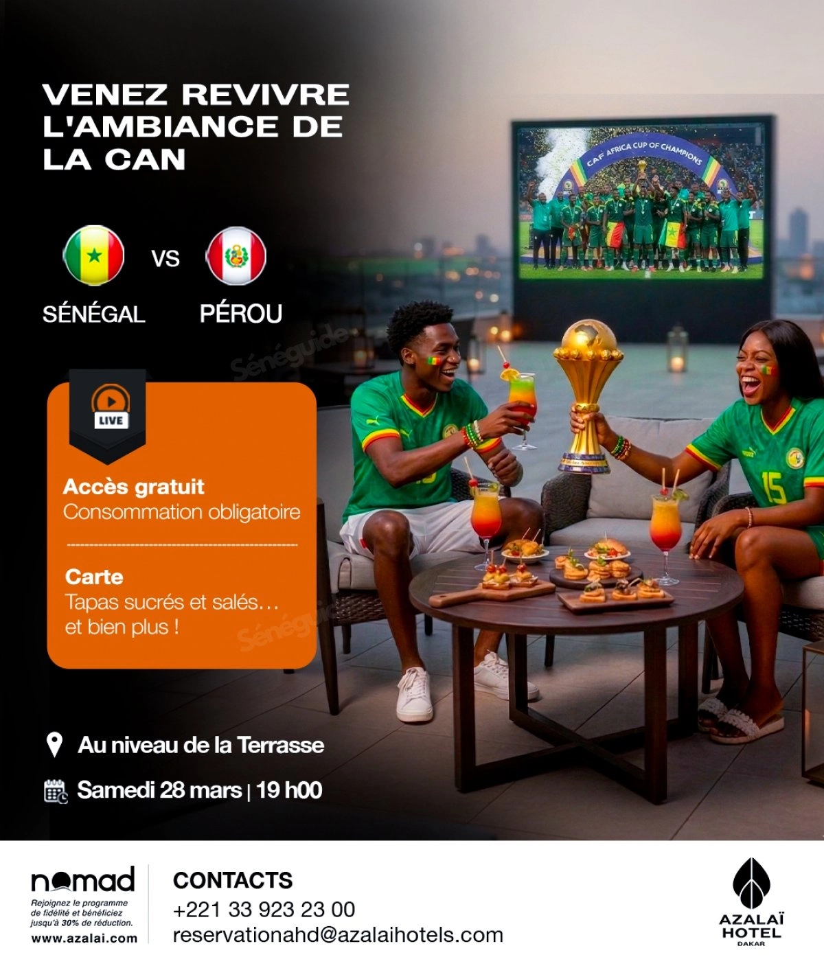 Match-Sénégal vs Pérou