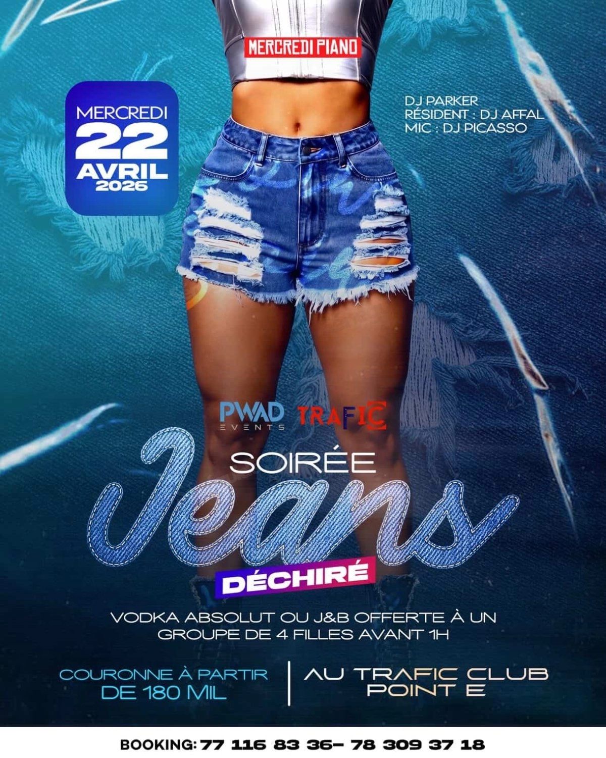 Soirée Jeans Déchiré