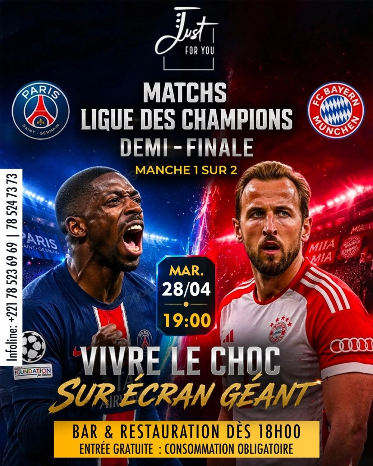 PSG vs Bayern