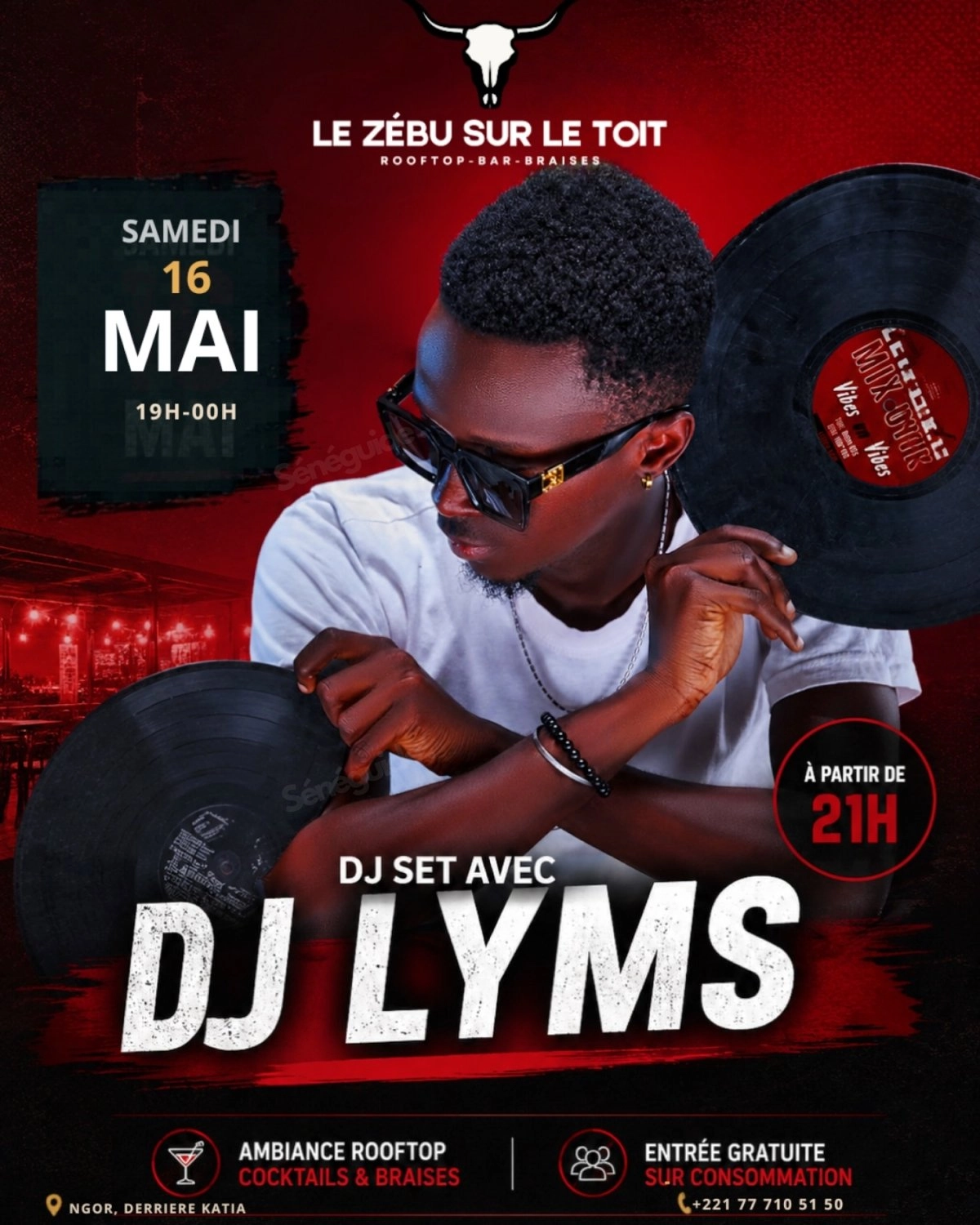 DJ Lyms en rooftop