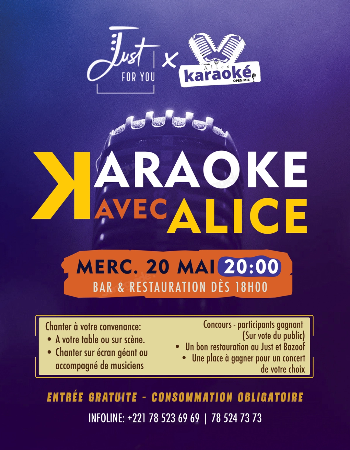 Karaoké Live avec Alice