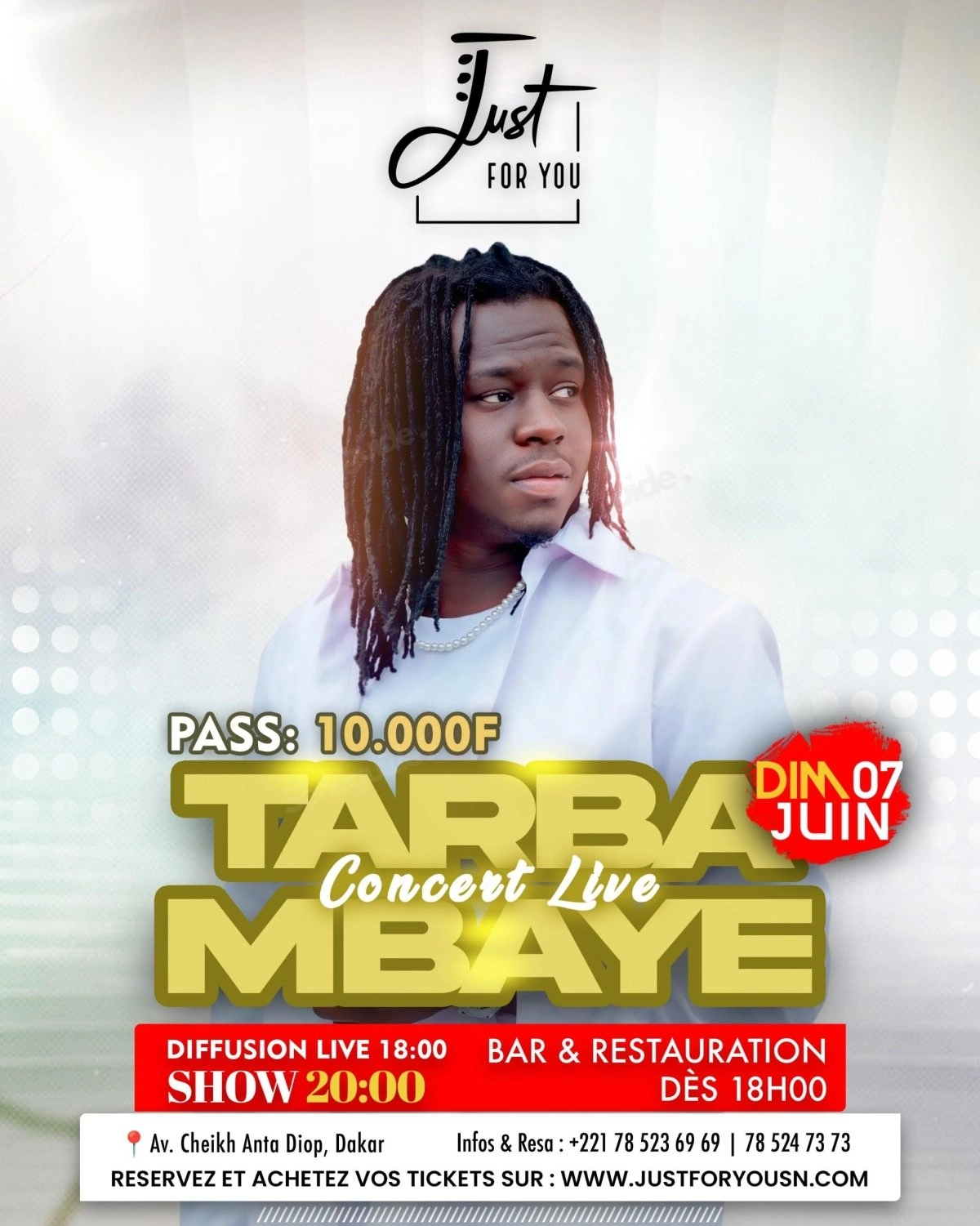 Tarba Mbaye en concert live