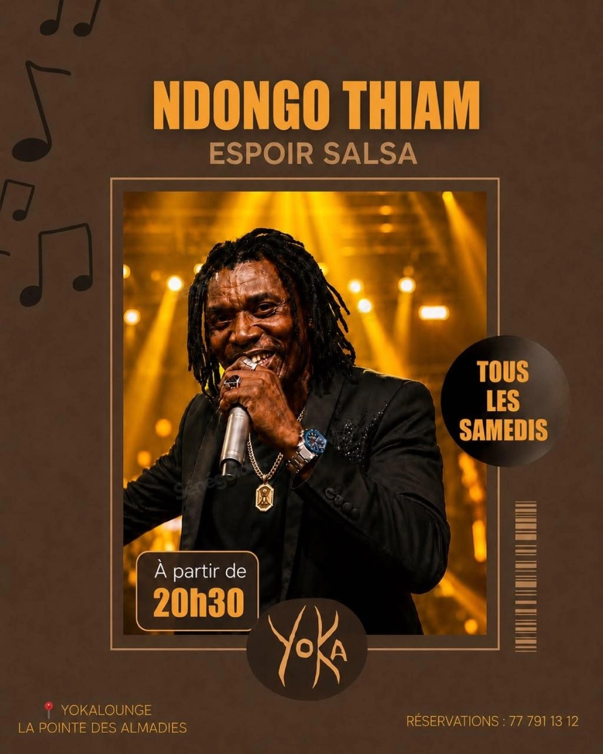 Ndongo Thiam en Live