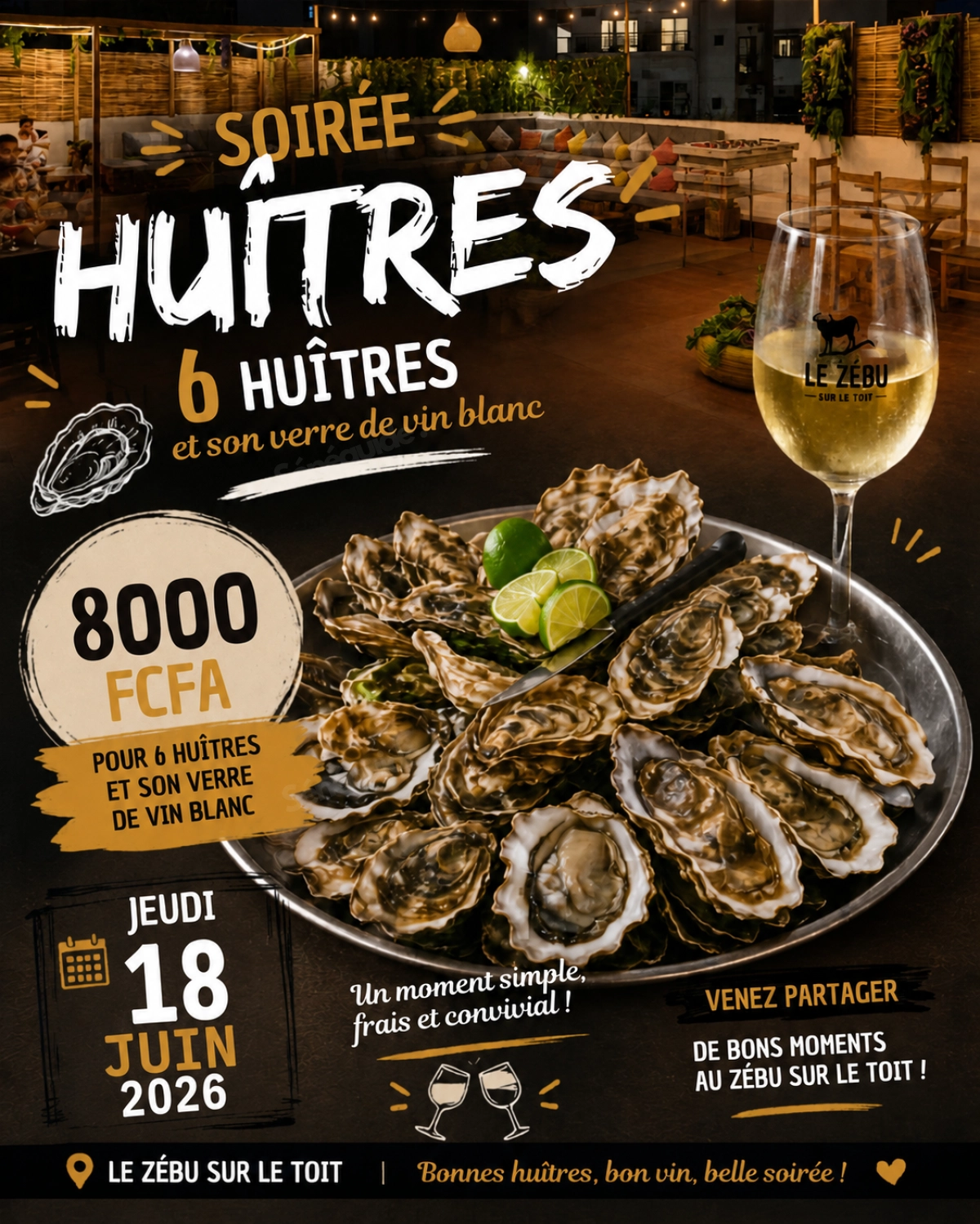Soirée Huîtres de la Somone