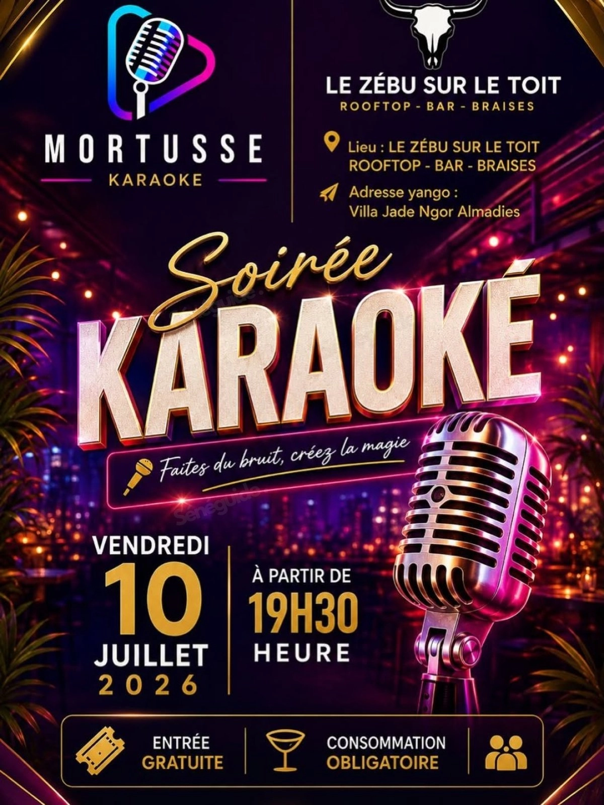 Soirée Karaoké au Zébu