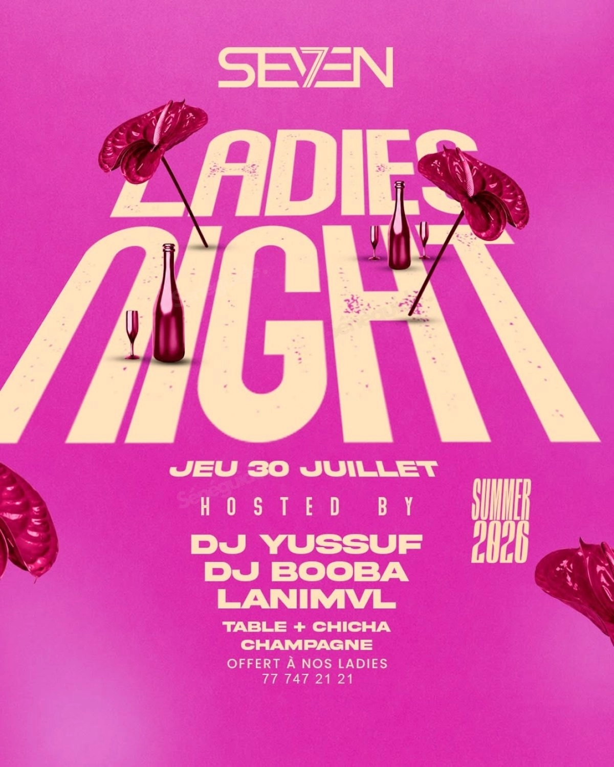 Ladies Night au Seven
