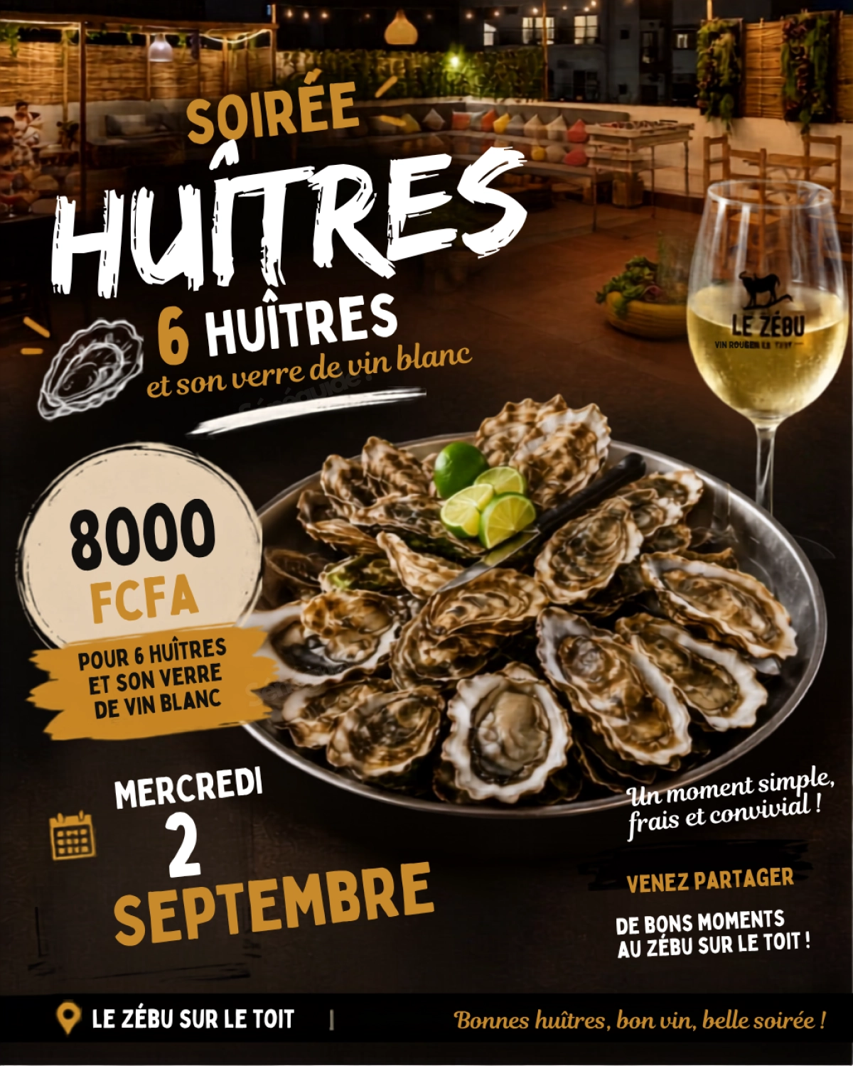 Soirée Huîtres