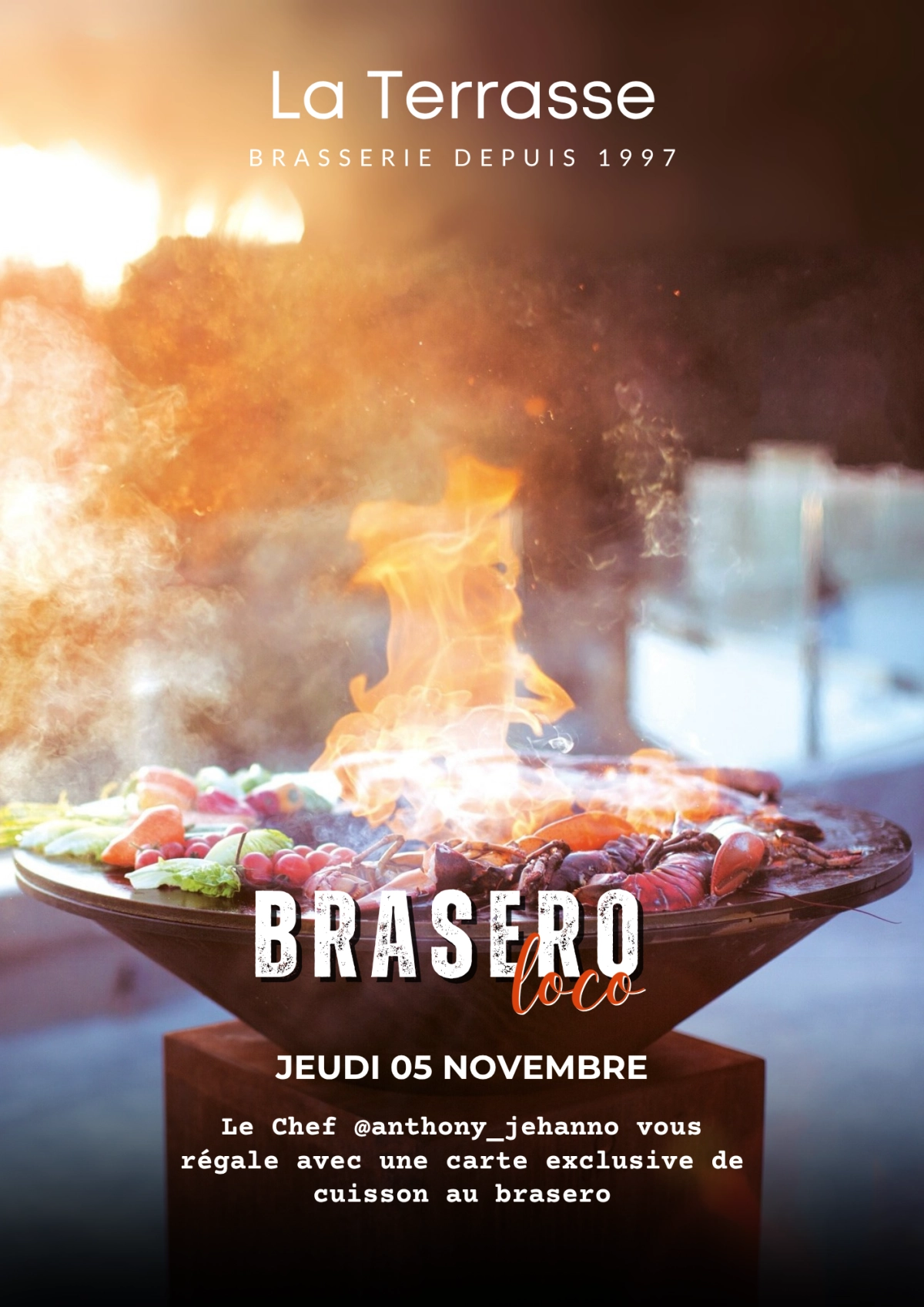 Brasero Loco à La Terrasse