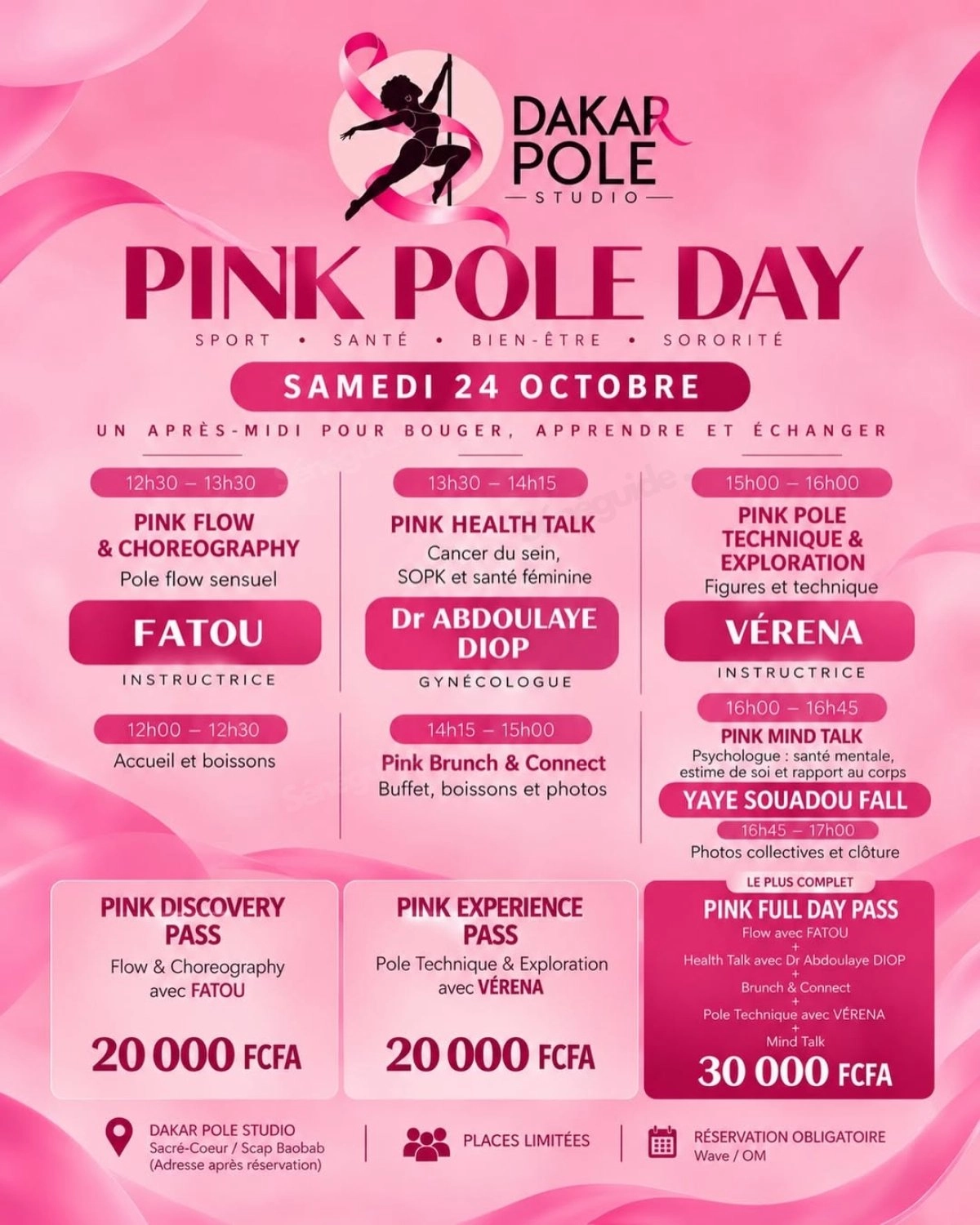 Pink Pole Day à Dakar