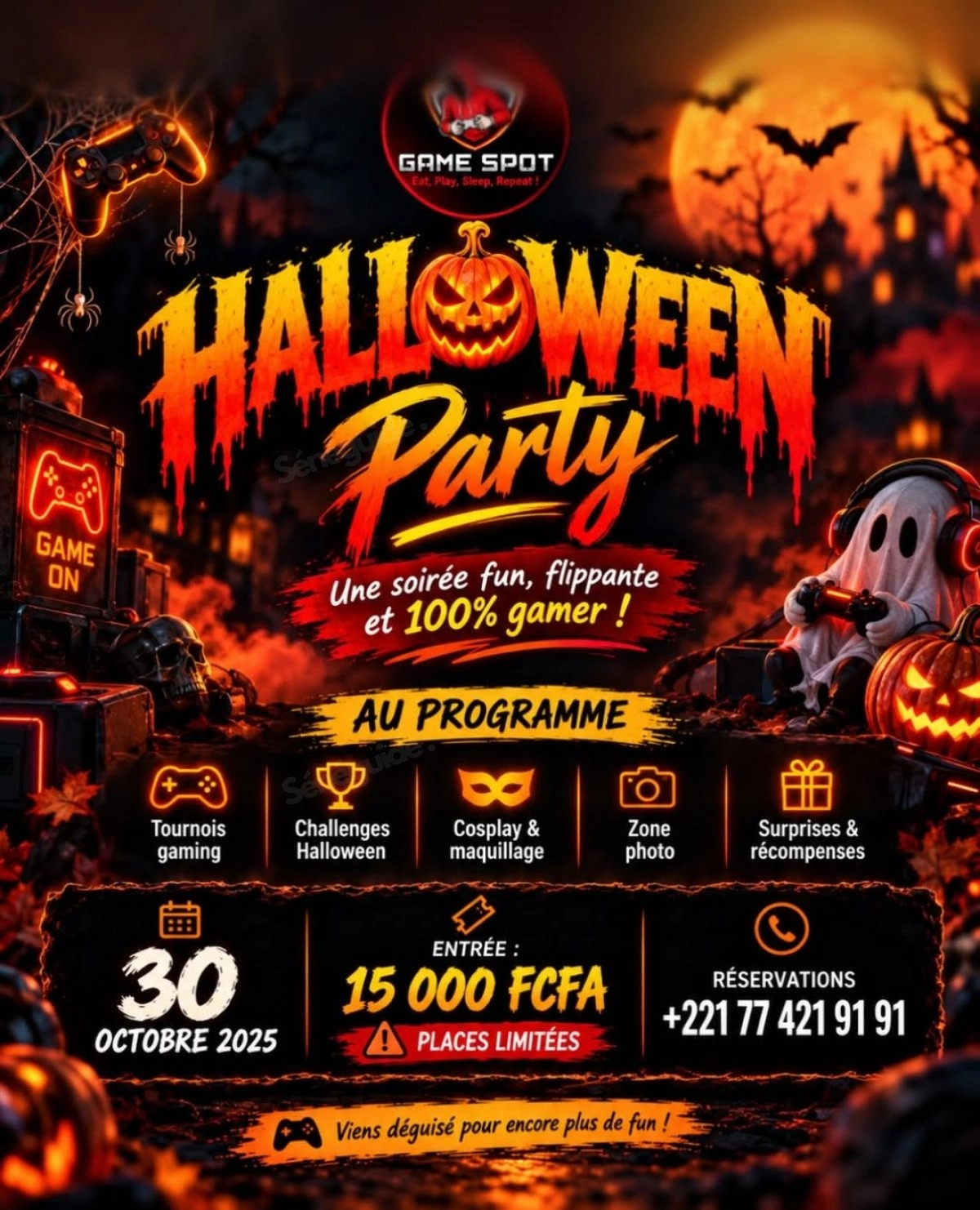Halloween Party au Game Spot