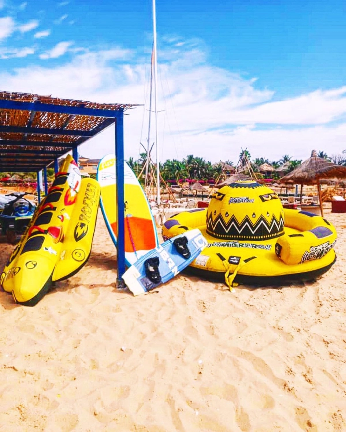 Bouée tractée à Saly