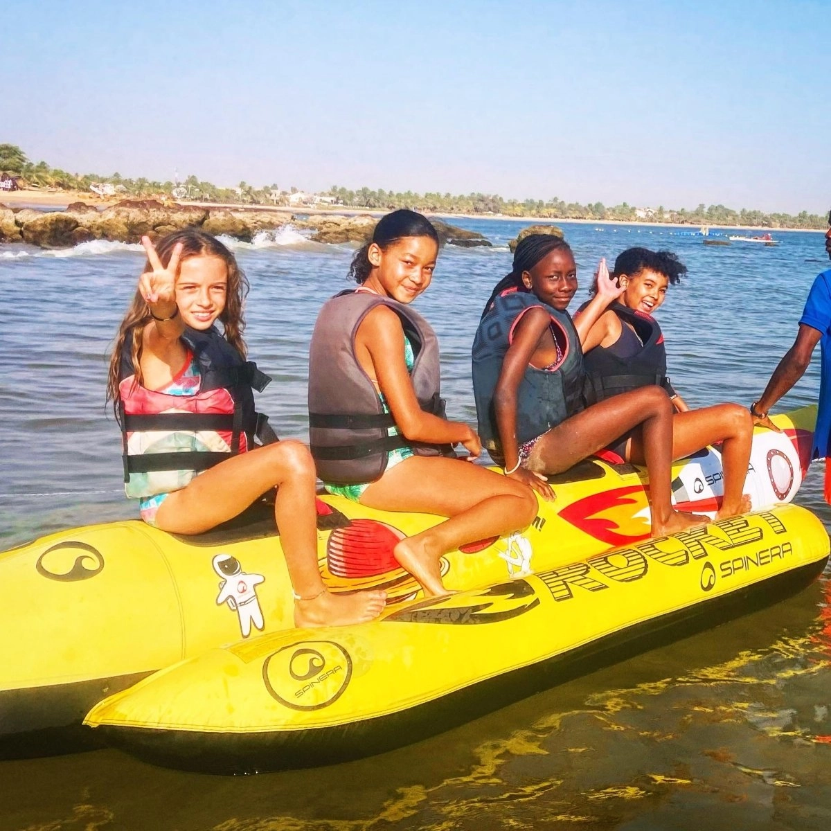 Bouée tractée à Saly