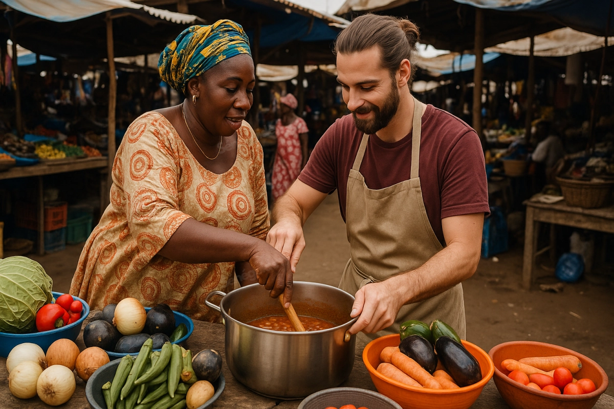 🍲 Cours de cuisine sénégalaise avec visite du marché