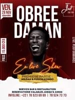 Obree Daman en Live